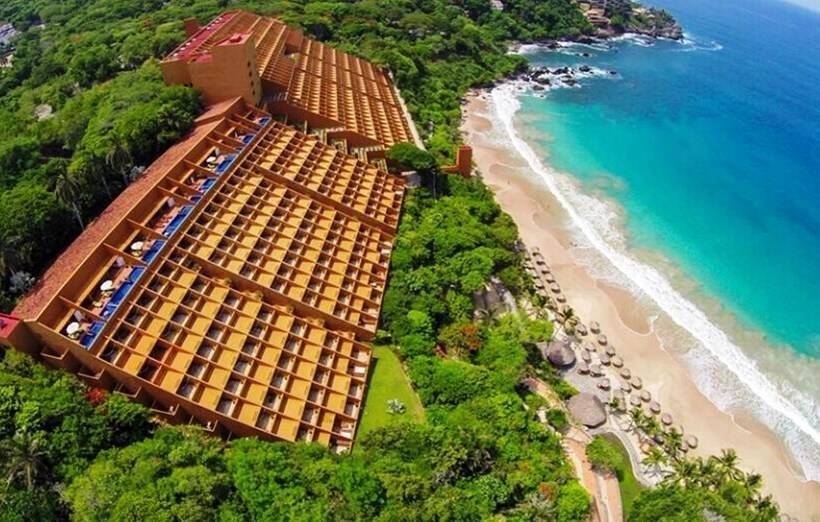 Hotel Las Brisas, Ixtapa, Zihuatanejo. Tarjeta de Regalo de Coffee Travel. México